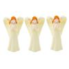 3 Pcs Mini Guardian Angel Figurines Small Resin Angel Statues Little