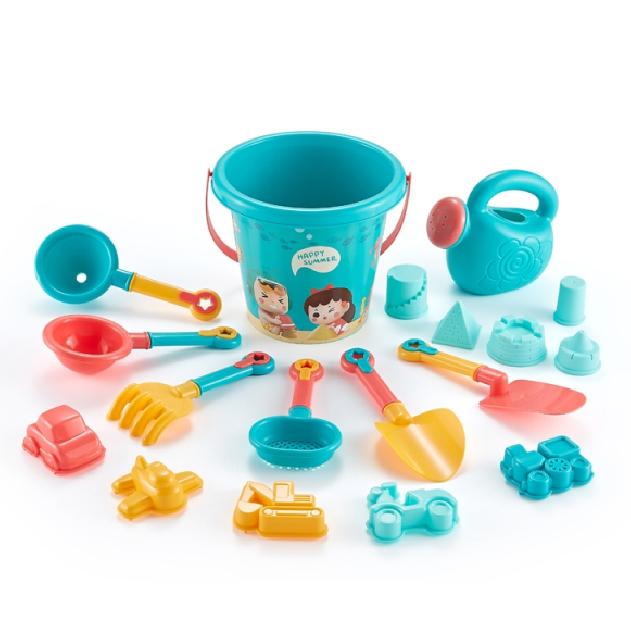 

Летние игрушки нового цвета с утолщенным материалом Наборы пляжных игрушек с пляжем