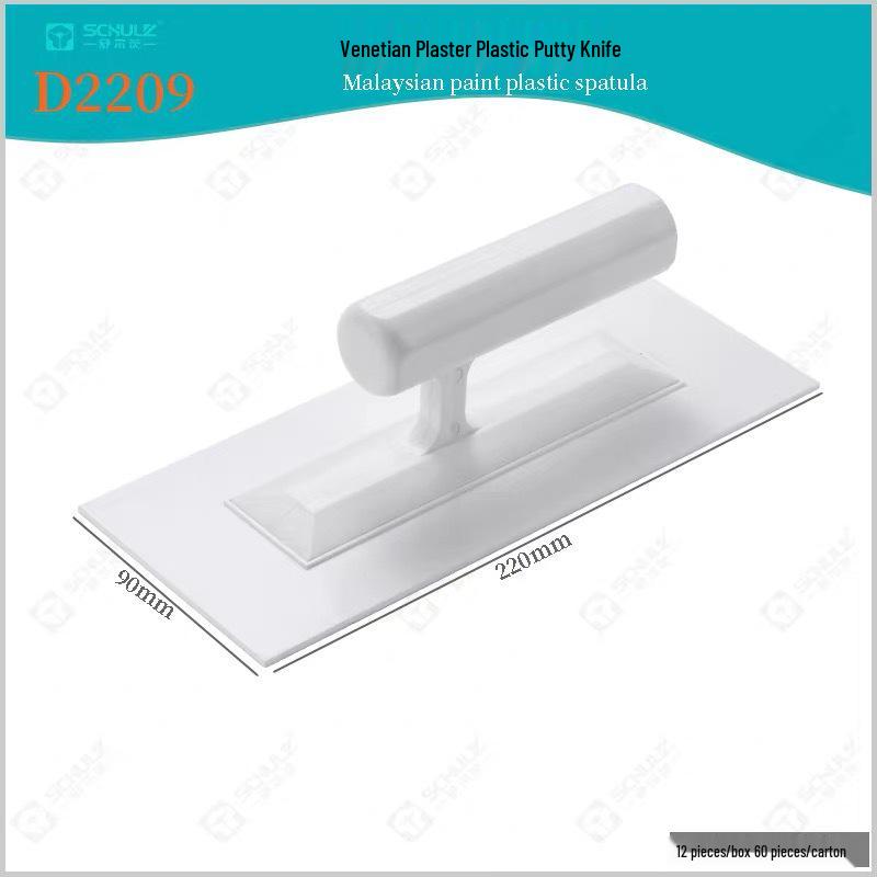 Artistic Polygon Plastic Putty Knife for Textured Paint & Stone Sanding