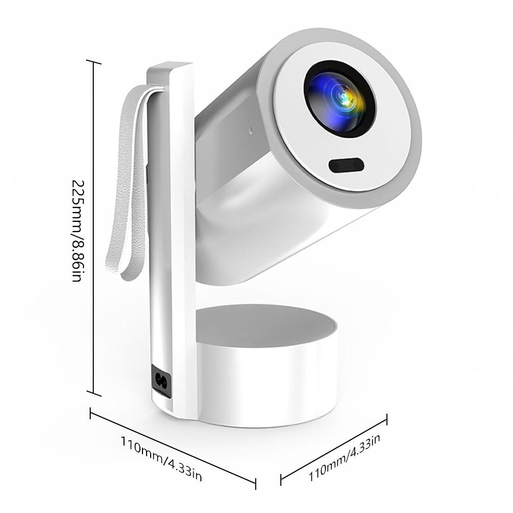 Movie Projector 4K Support Home Theater Projector with WiFi and BT Small Projector Auto Focus & Keystone for Home Bedroom