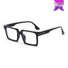 Retro Anti-Blue Light Square Glasses: Fashionable, Versatile, High-End Feel