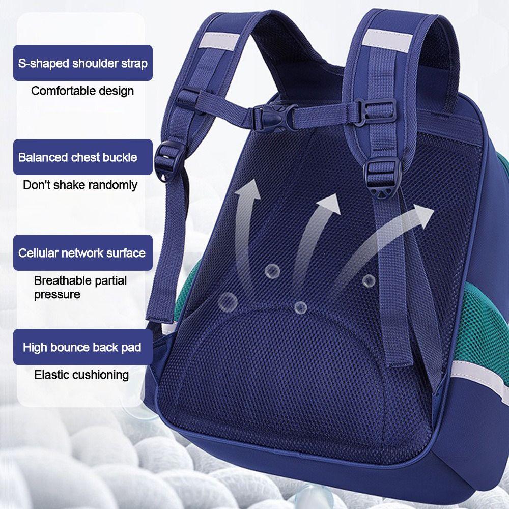 Neue Wasserdichte Schultasche Lastreduzierend Große Kapazität Schülertasche Wirbelsäule schützen Kinderrucksack Grundschüler