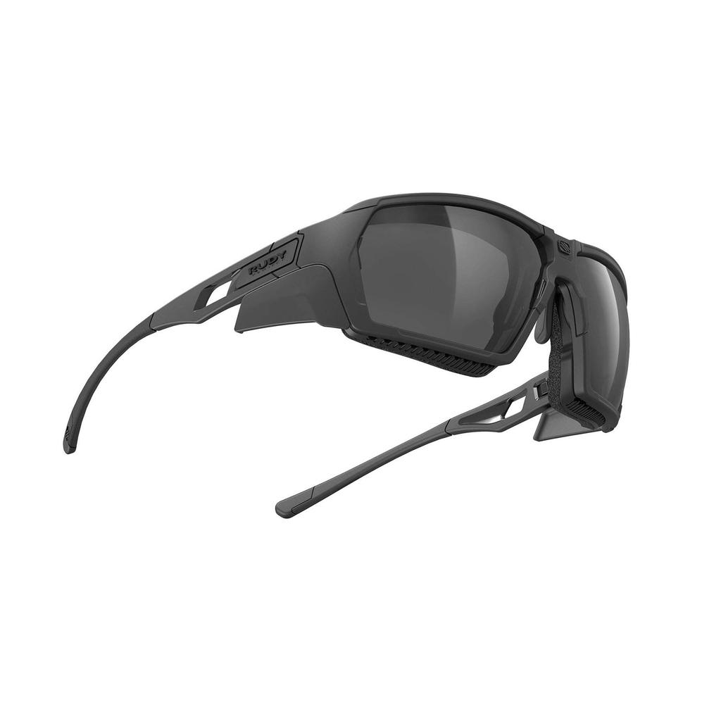 Rudy Project AGENT Q Stealth Sportsonnenbrille in Schwarz Schwarz/Rauch (SP701006-SH00)