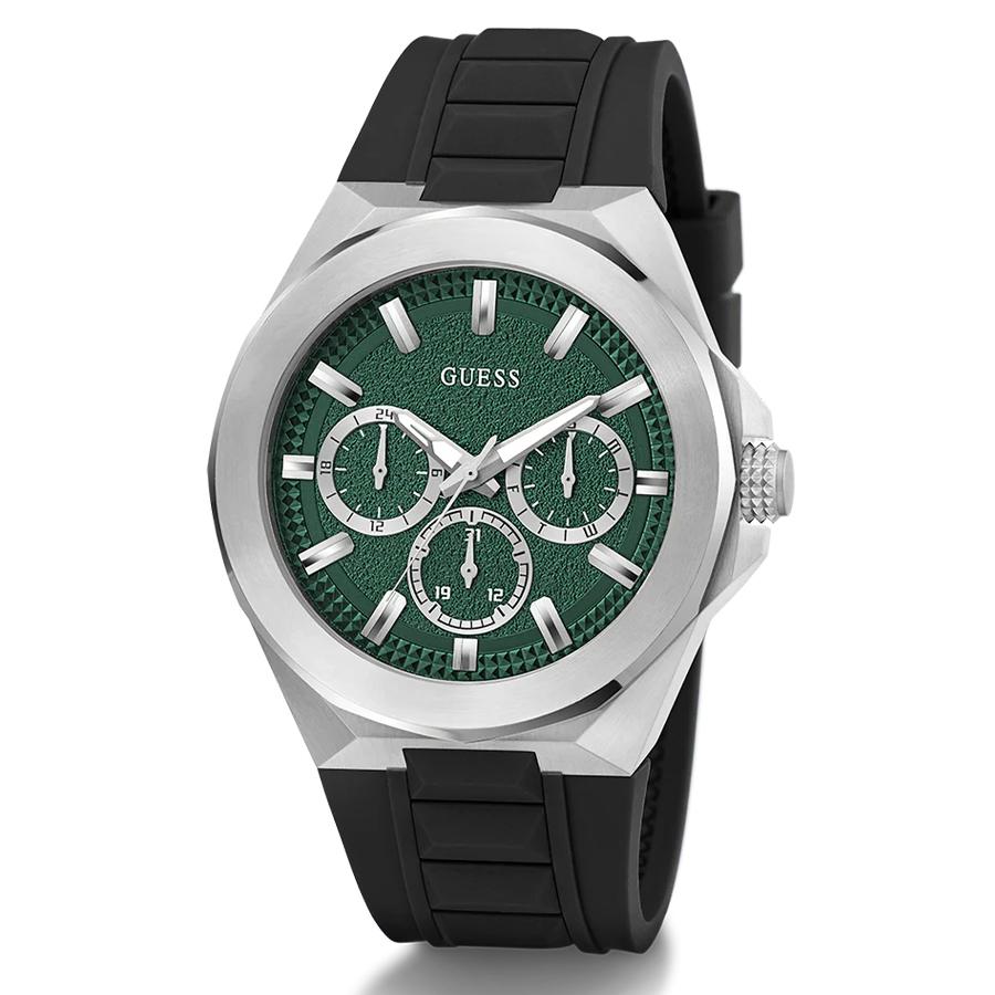 

Чоловічий кварцовий силіконовий тристрілочний годинник для відпочинку, спортивний, водонепроникний, корпус з нержавіючої сталі/скло, стійке до подряпин, дзеркало GW0799G3 чорний