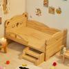 Pig Rabbit Doll Miniature Bed With Stairs Dollhouse Toy Bed Pet Cottage Wooden Mini Bed  BJD Dolls