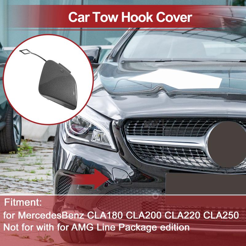 X Autohaux Car Tow Hook Cover Cap for MercedesBenz CLA180 CLA200 Hook No.1178851300 Gray