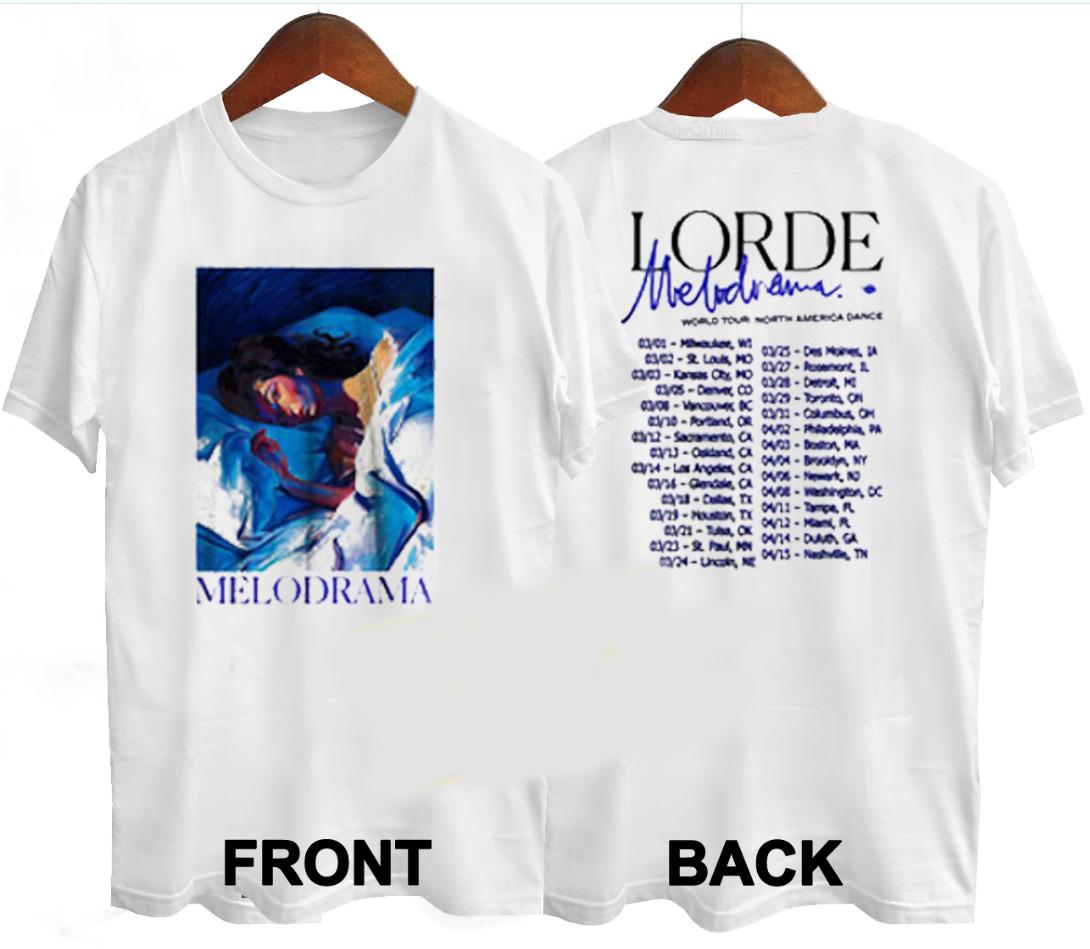 Vintage 2018 Lorde Melodrama World Tour 2018 T-Shirt Mens Womens Tees Top, size S-4XL 2XL