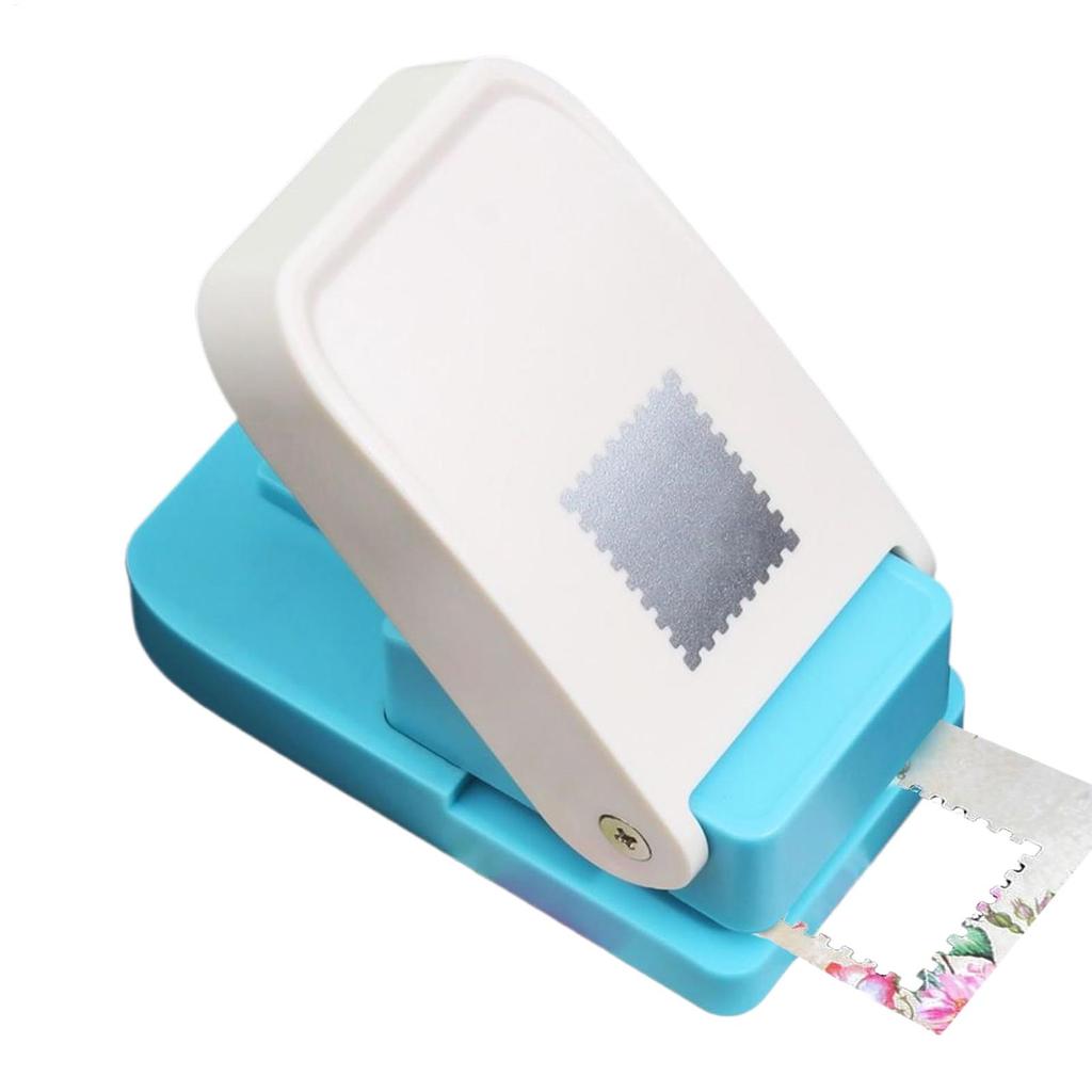 Stamp Hole Puncher Scalloped Rectangle Shape Embossing Machine  Craft Punch for Paper Scrapbooking Card Making Decoration Tool