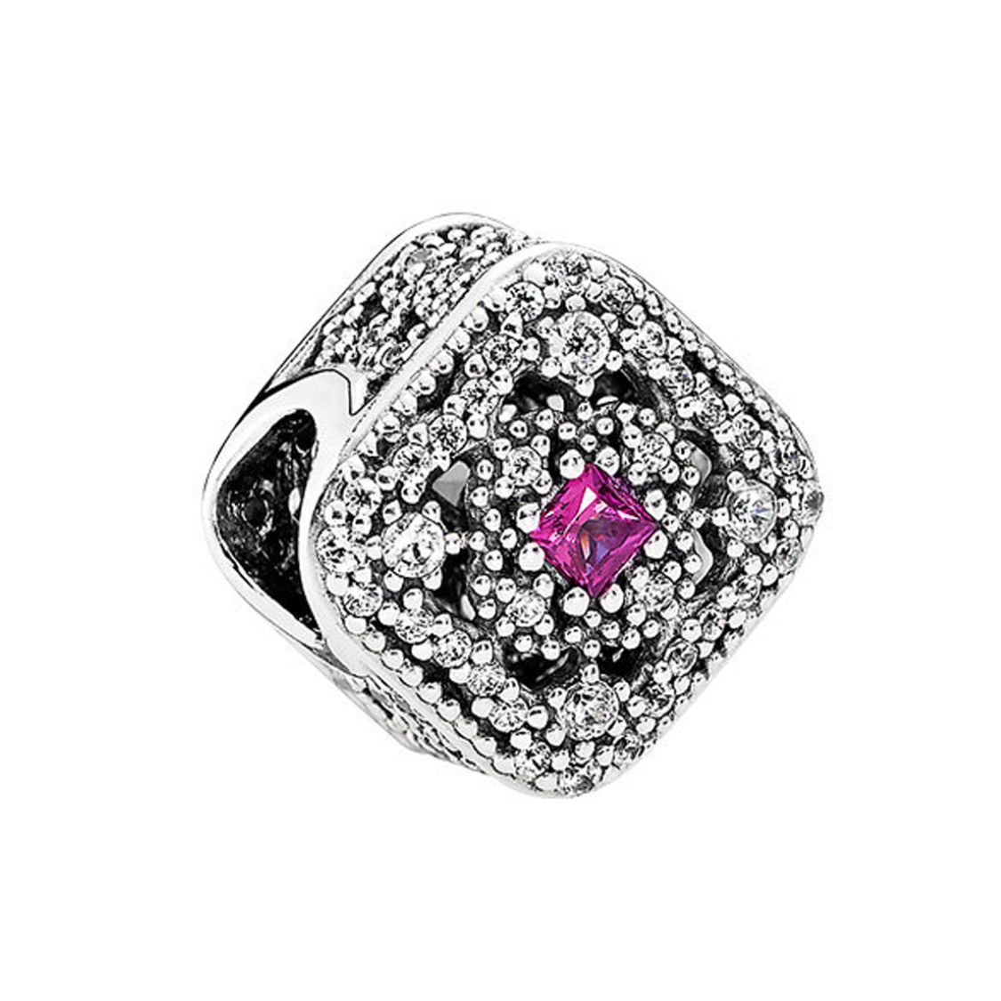 Pandora Enchanted Design Fairy Tale Treasure 925 Silver Gem Pendant Unisex pendant 792013NC Box