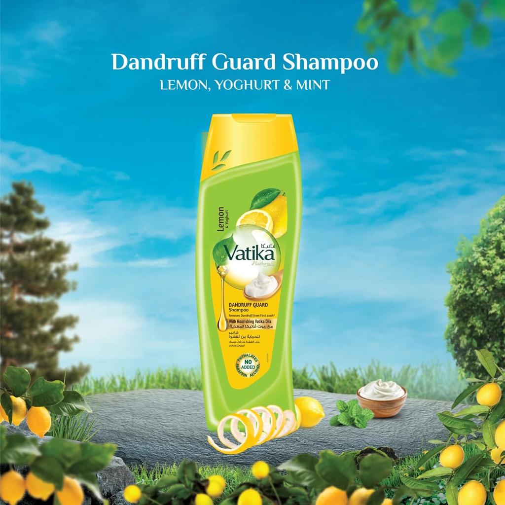 Dandruff Guard Shampoo - Enriched With Lemon & Yoghurt - Removes & Prevents Dandruff - 200 ml
