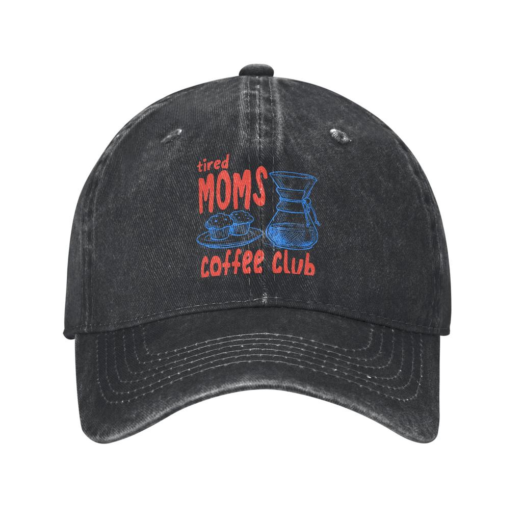 Gatos Amante del Café Gorra de Béisbol Vintage Desgastada Lavada Gorra Snapback para Unisex Mujeres Actividades al Aire Libre Gorras Ajustables Sombrero