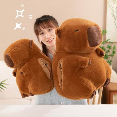 Stuffed Capybara Plush Hand Warmer Soft Capybara Plush Stuffed Doll  Children Toys