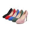 Evening dress fashion sexy fashion pointed head shallow mouth high heels