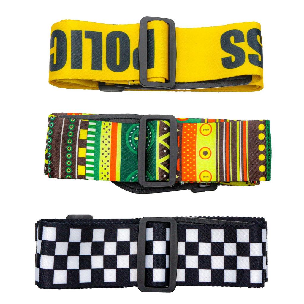 Ethnic Style Polyester Guitar Strap - Folk Classical Design, Widened Shoulder for Electric and Bass Guitars.