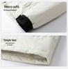 Men's 2025 Winter Color Block Windproof Hooded Cotton Jacket