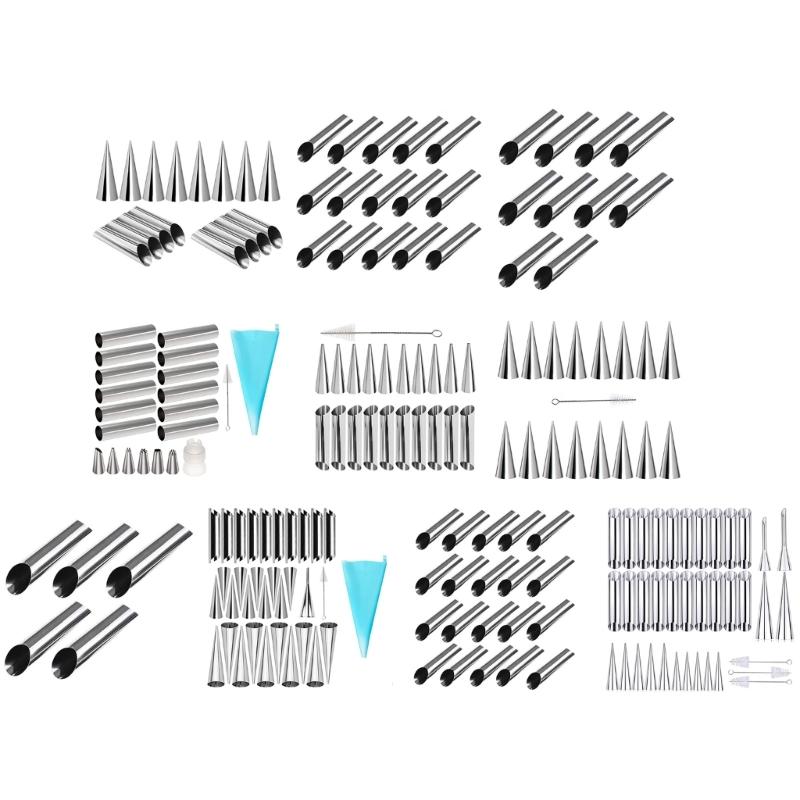 Convenient Croissants Making Mold Essential Cannoli Form Tube Cream Horn Moulds Kitchen Utensils for Cooking Lover