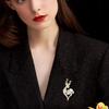 Senior Brooches Flower Leaf Brooch Pins for Women Suit Pendant  Fashion Brooches Jewelry