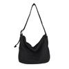 Spring Casual Tote Bag Large-capacity Single-shoulder Bag Women's Simple Canvas Crossbody Bag