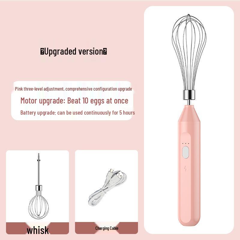 Compact Electric Egg Beater & Coffee Frother