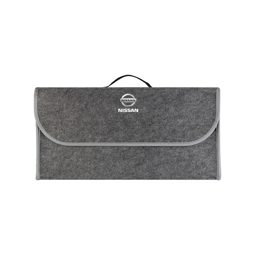 1Pcs Car Soft Felt Storage Bag Organizer Cars Foldable Trunk Bag For Nissan Nismo Qashqai Teana X Trail T32 T31 Tiida Juke