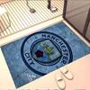 Manchester City FC Print Rug, Washable Floor Carpet, For Entryway Dorm Laundry Room Office Study, Home Decor Birthday Christmas Gift