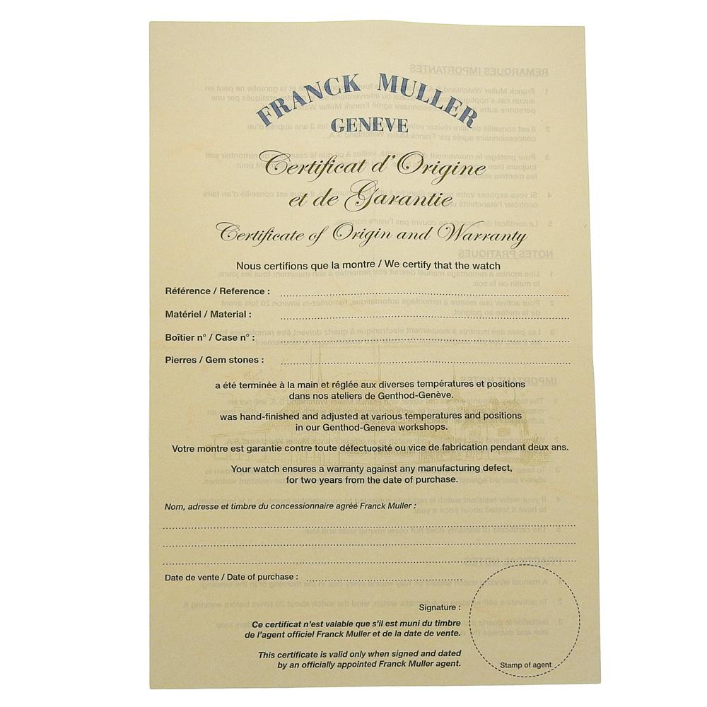 FRANCK MULLER Tonocar Vex Watches 2252QZ Intermidier cal.280.002 SilverDial Stainless Steel Quartz Analog display Women Used