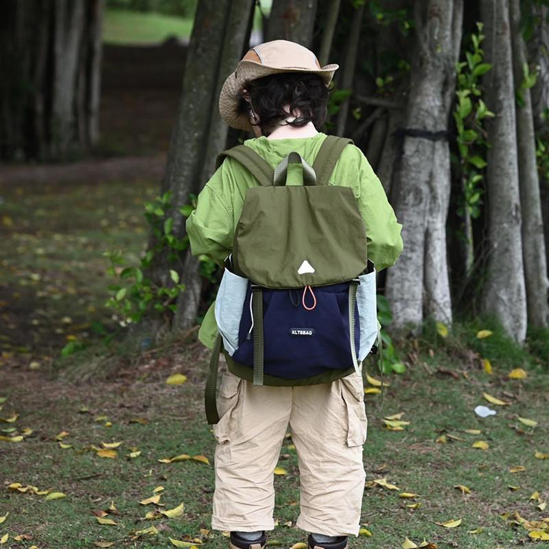 Splicing Casual Color Boys Shoulders Bag Sports Style Outdoor Backpack Student