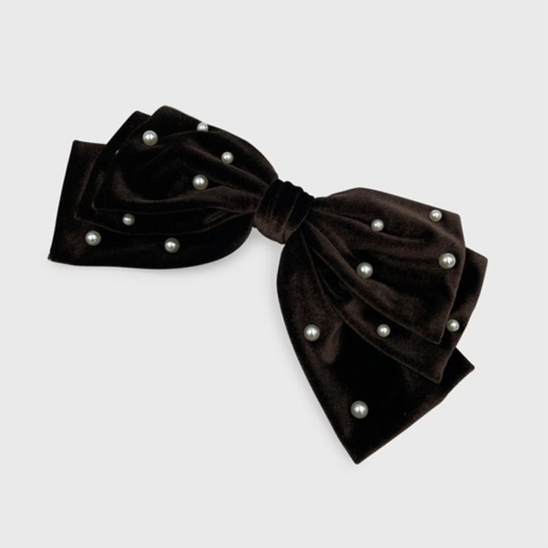 Jean Paul Clarisse Perlen Samtband Brosche JP-22-182AB