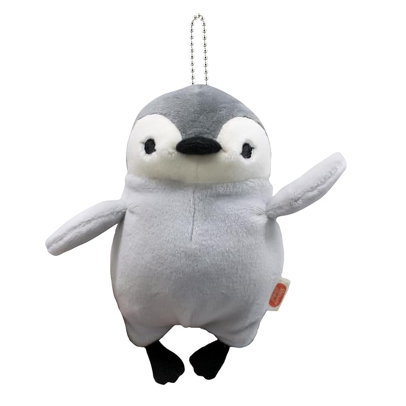 Shinada Global Mochi Series Mochipen Child Gray (mini) 7 x 5 x 14cm Plush Penguin Animal MOPE-0088G