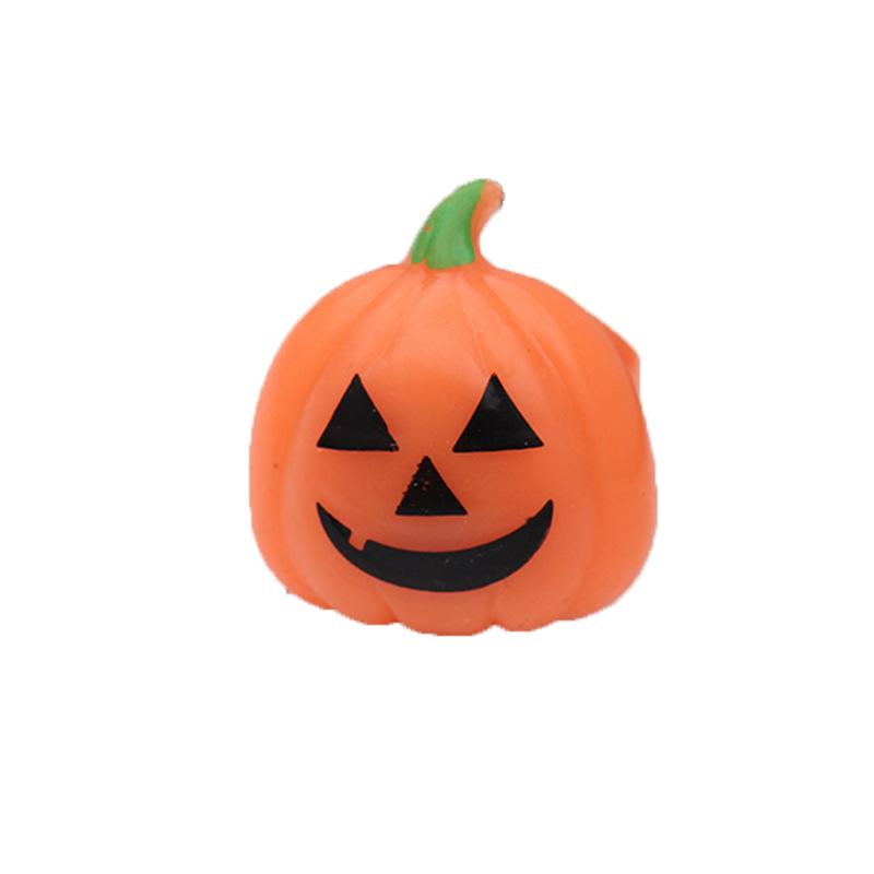 Halloween Luminous Toys: Finger Lights & Pumpkin Skull Bat Rings