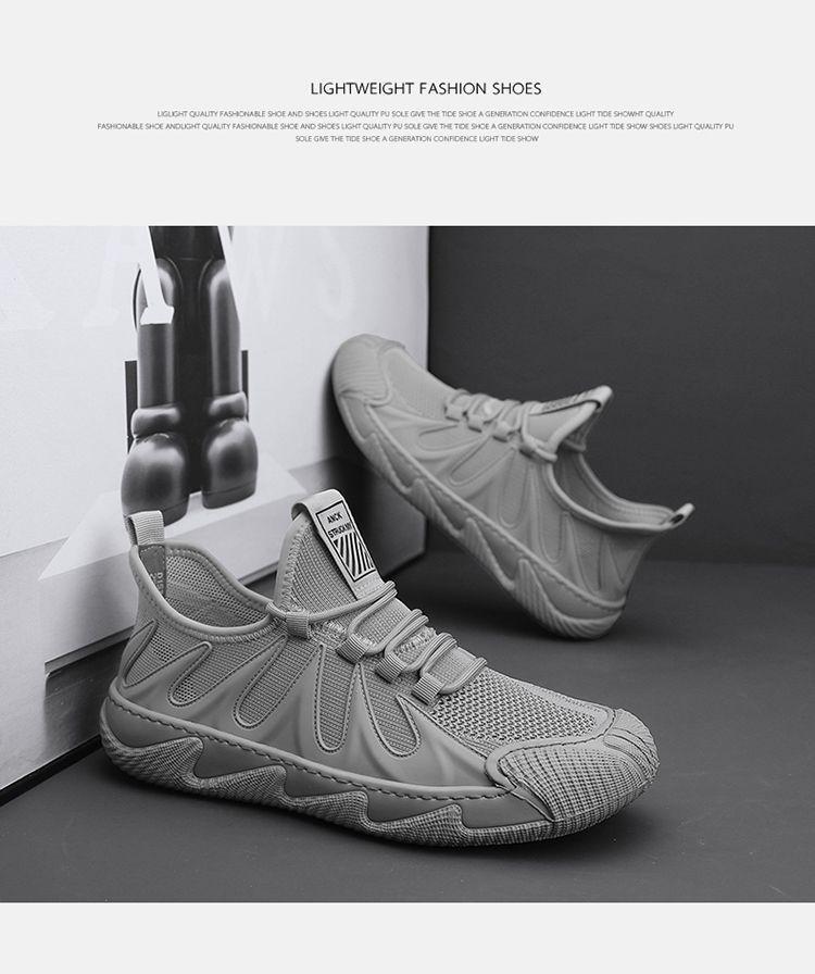 2025 Letní Lehké Pánské Flyknit Tenisky - Prodyšné, Všestranné, Ležérní Síťované Boty