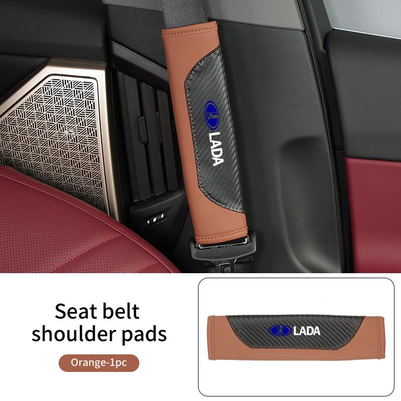 Car Safety Belt Shoulder Protection Cover Seat Belt Padding Pads For Lada Priora Sedan Sport Kalina Granta Vesta Niva Largus Vaz PP28