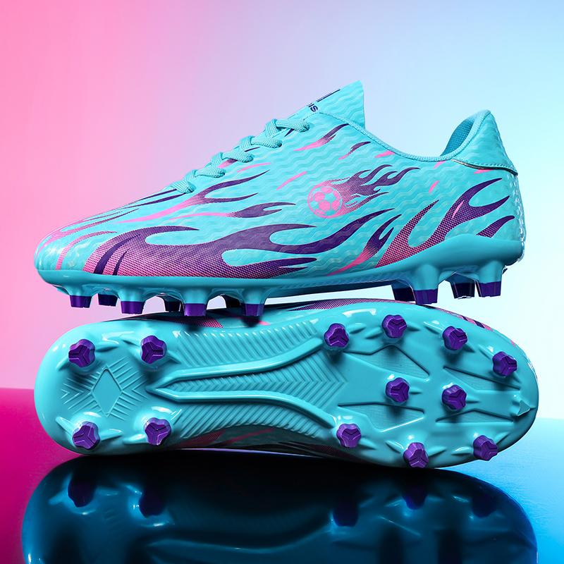 Kids Soccer Shoes Society FG School Football Boots Cleats Grass Sneakers Boys Girls Outdoor Athletic Training Sports Footwear
