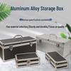 Multifunctional Aluminum Alloy Suitcase Toolbox / Instrument Equipment Storage Box