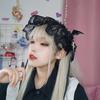 Handmade Gothic Lace Bow Veil Hair Clip Lolita Outfit Wide Headband With Floral Trim Anime Style Accessory