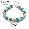 Bohemian Wave Pendent Anklets For Women Vintage Multi Layer Starfish Anklet Leg Bracelet