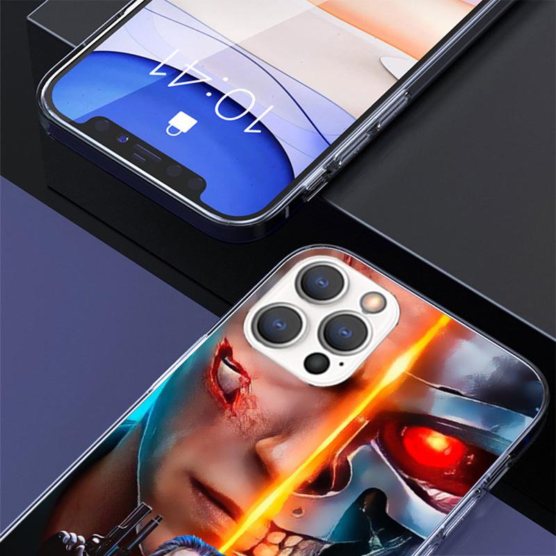 Arnold Schwarzenegger Terminator Pouzdro na telefon Pro iPhone 17 Air 16 Pro Max 16E 15 + 14 Plus 11 12 13 Mini 7 8 SE Dárek Potisk Kryt