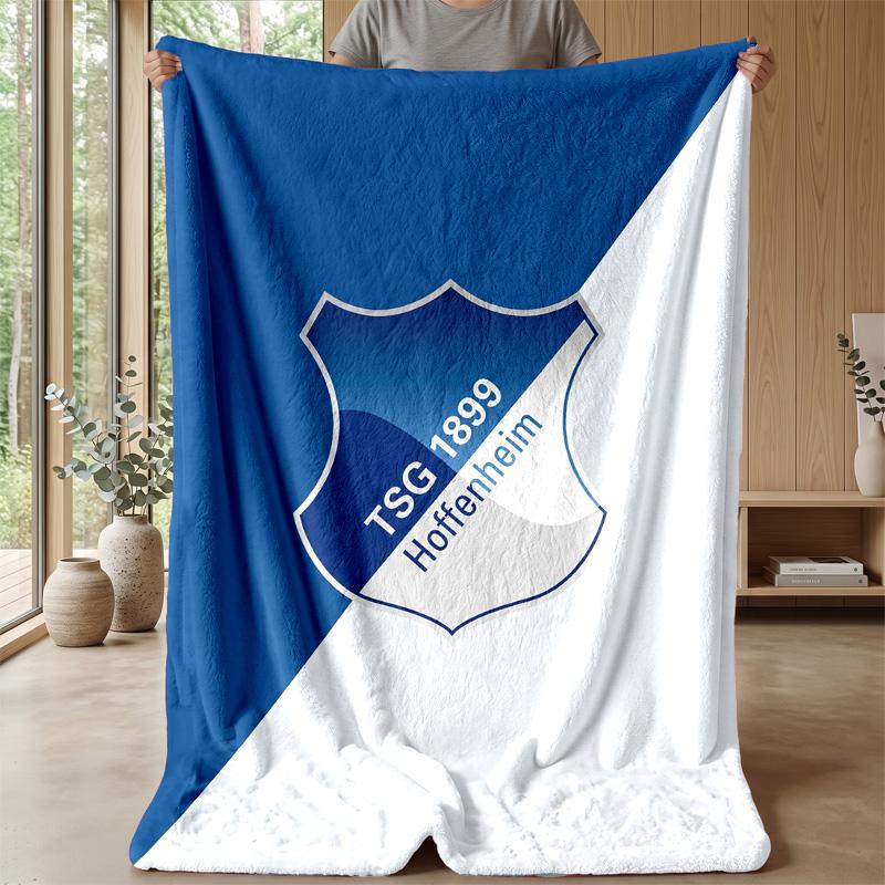 TSG Hoffenheim FC Soft Flannel Fleece Blanket Lightweight Cozy Warm Throw Blanket For Sofa Bed Home Decor