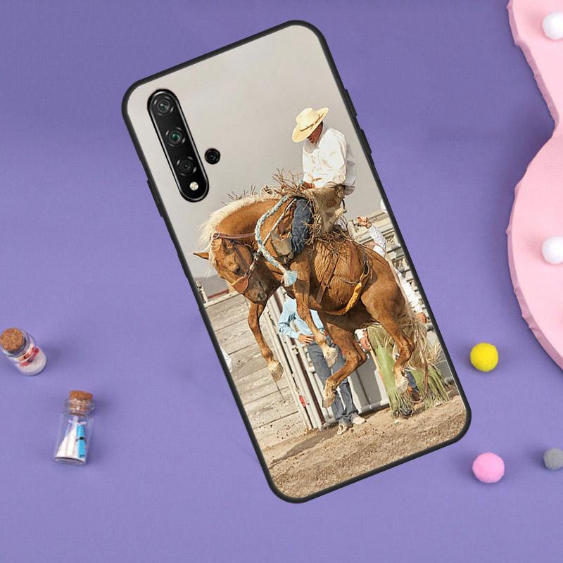 Extreme Sport Rodeo Cowboy For Huawei Nova 5T 9 10 SE 7i 8i 11i 12i Y60 Y61 Y70 Y72 Y73 Y90 Y91 P20 P40 P30 Lite Case