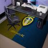1PC Leeds United Crest Design Rug Game Carpet, Floor Mat for Bedroom Living Room Entryway Rug, Home Decor Idea Gift for Christmas birthday