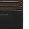Michael Kors Mk Logo Leather Clutch Medium Men clutch Black Dark-Brown 36H1LGFU2L-201