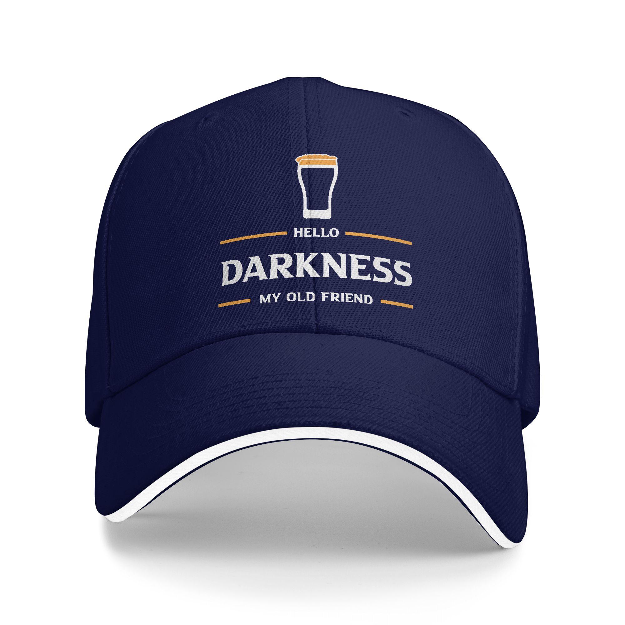 

Spring Casual Baseball Cap Hello Darkness My Old Friend Hiking Fishing Hip Hop Hats For Unisex-Teens Sun Visor Baseball Caps One Size