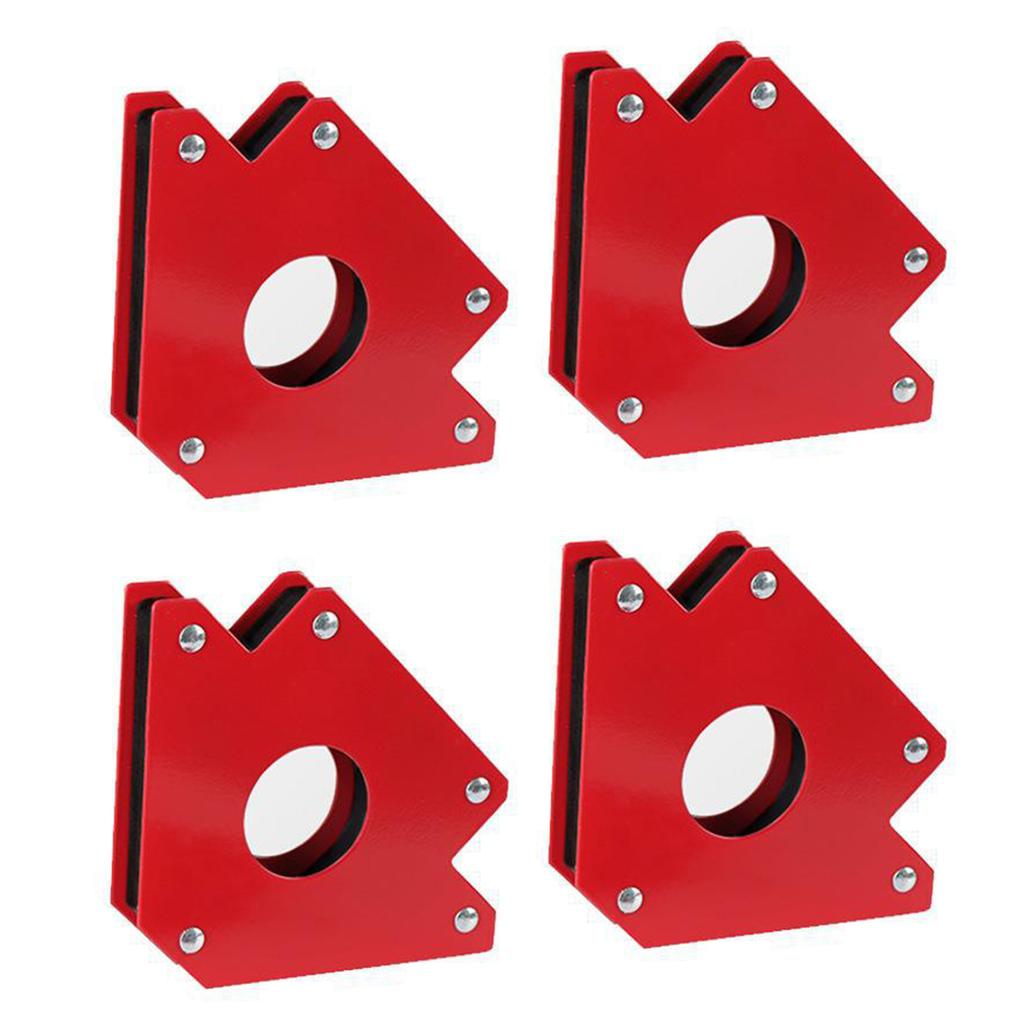 4Pcs Magnetic Welding Holder Set Strong Magnet Arrow Multi Angle Construction Tools M 50 Pounds