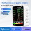 6-in-1 Air Quality Monitor: Formaldehyde, PM2.5, CO2, TVOC Detection