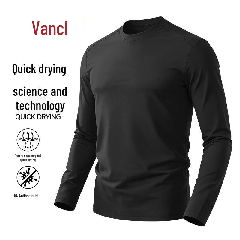 

VANCL Men s Quick-Dry Anti-Bacterial Long Sleeve T-Shirt 3XL