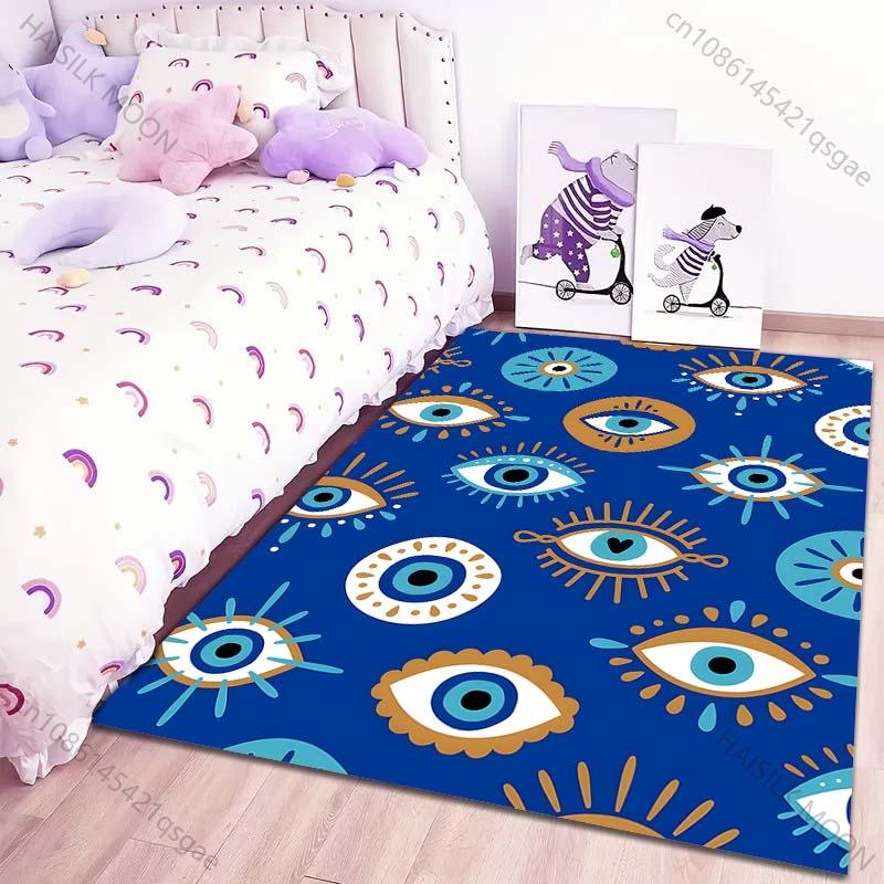 Multi-Size Aboriginal Eye Style Carpet for Living Room Bedroom Sofa Home Decor Non-slip Floor Mat Modern Rugs Fast Shipping