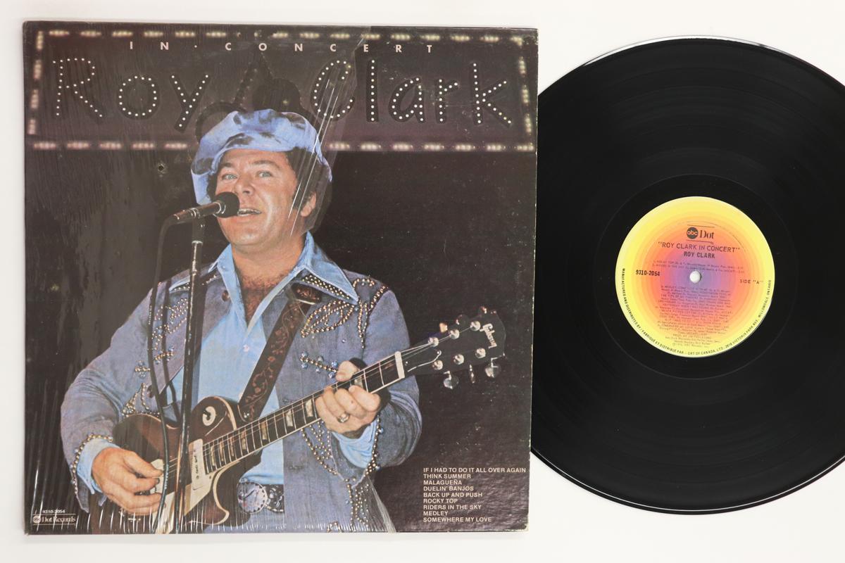 LP Record ROY CLARK  Roy Clark In Concert 93102054 ABC DOT 1976 Canada CountryFolk Used