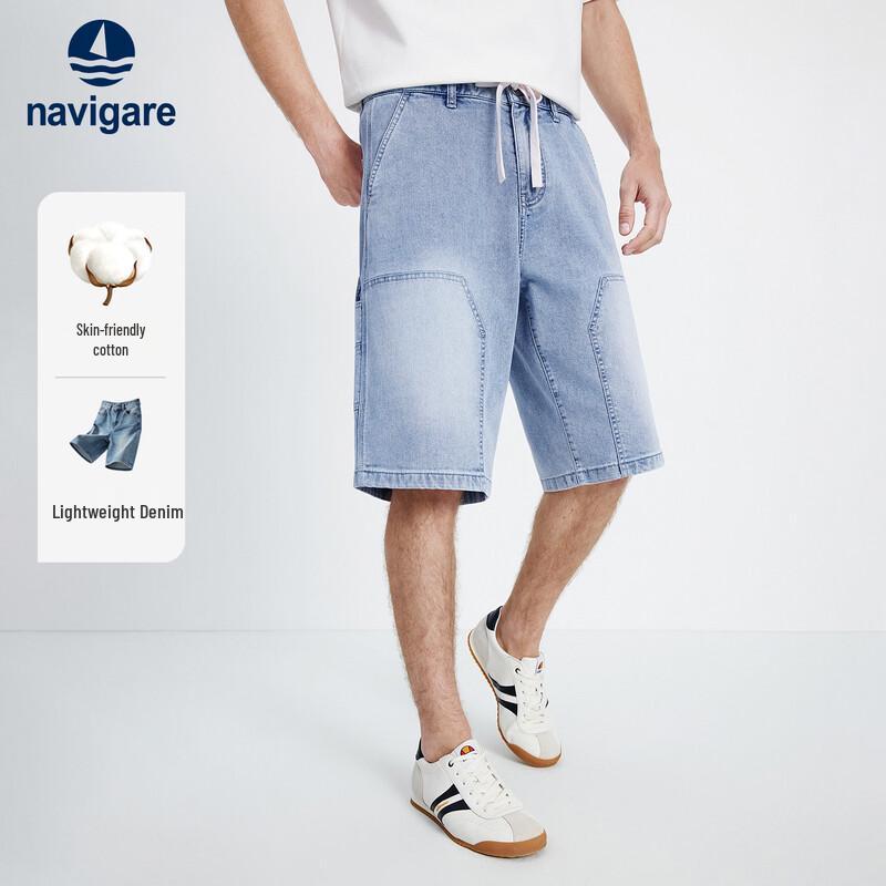 Navigare Men s Lightweight Denim Shorts 30
