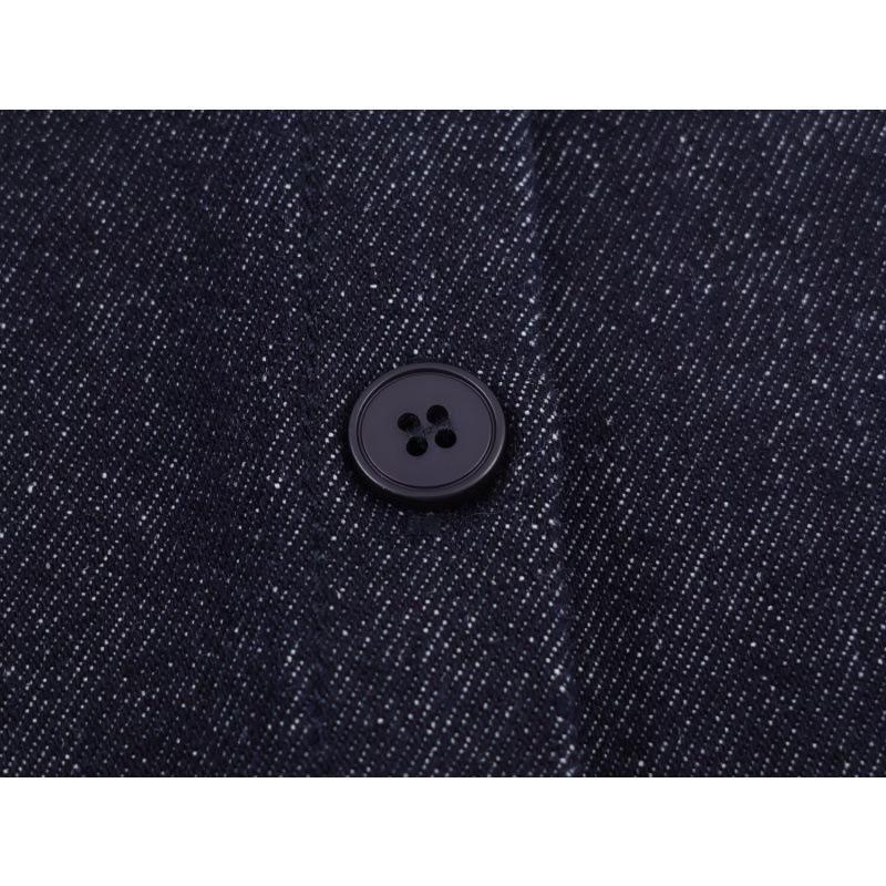 Myst&Za Women's Winter 2025 Bow Denim Shirt