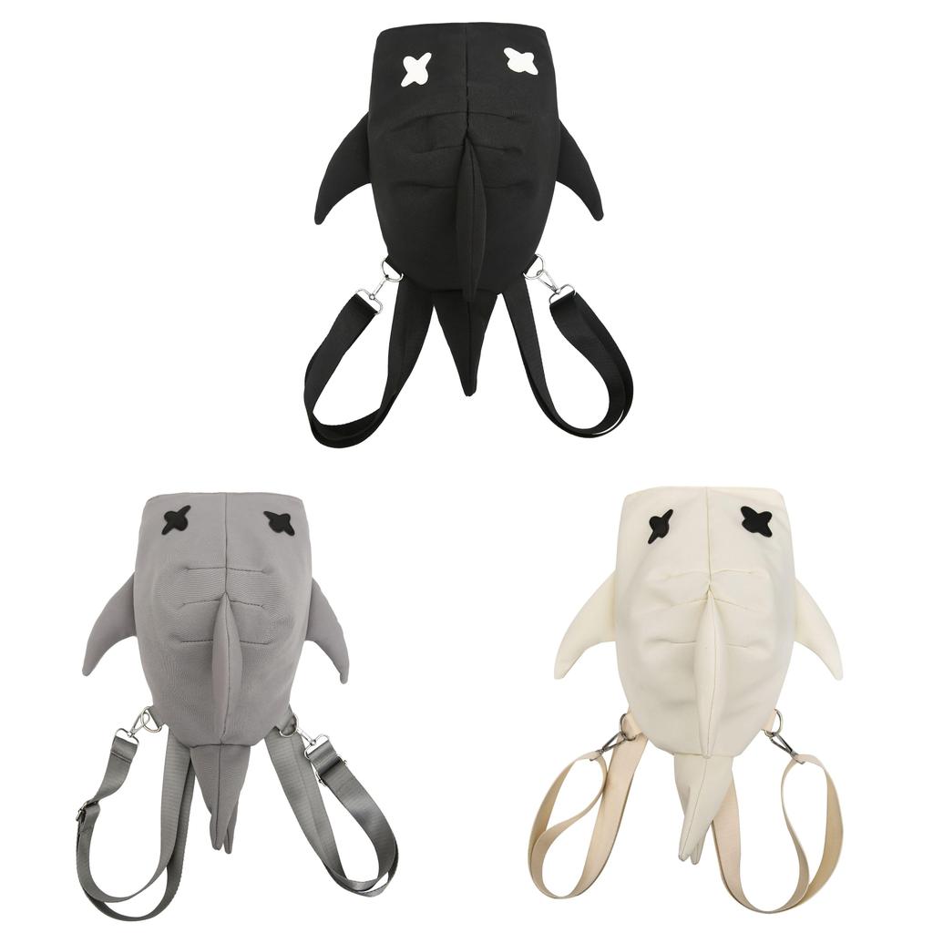 Shark Backpack For School Students Waterproof Nylon Casual Travel Daypack For Men Women